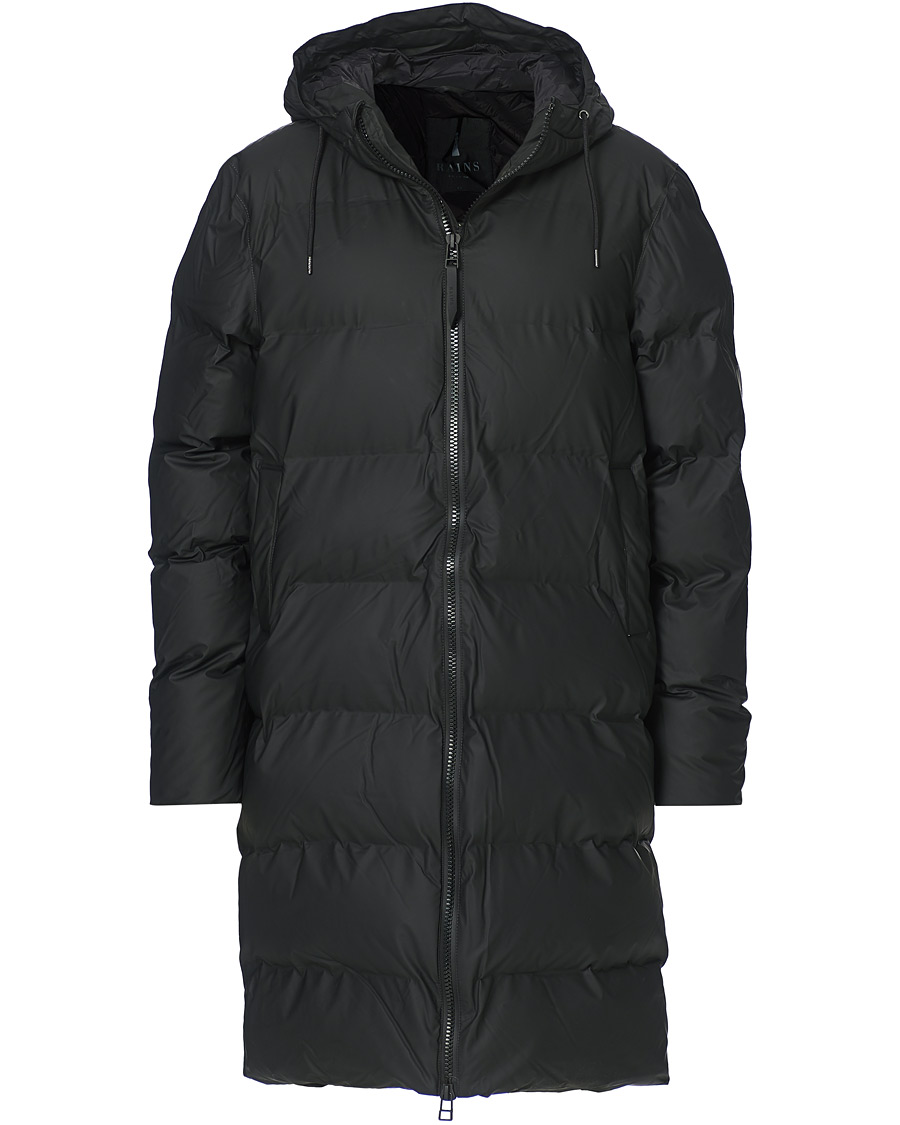 full length black puffer coat