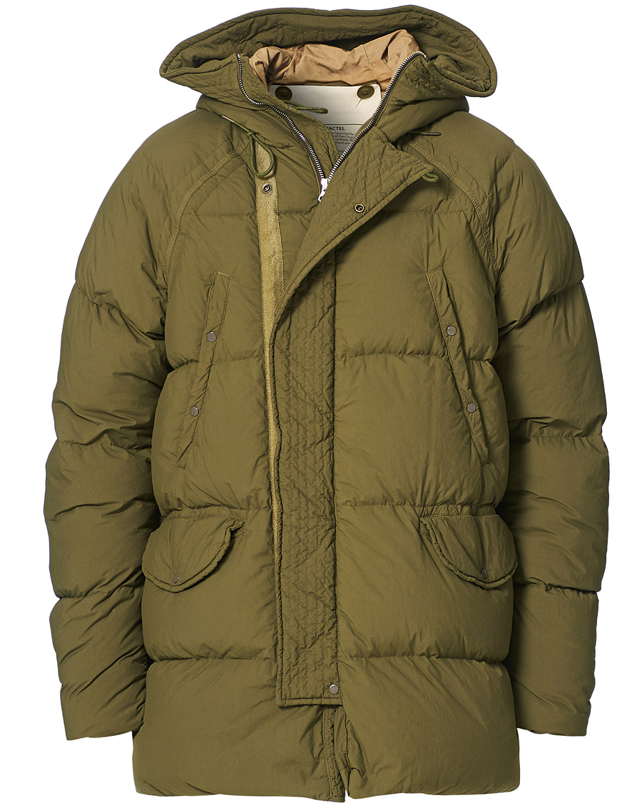 Ten c Deck Garment Dyed Down Parka Olive bei CareOfCarl.de