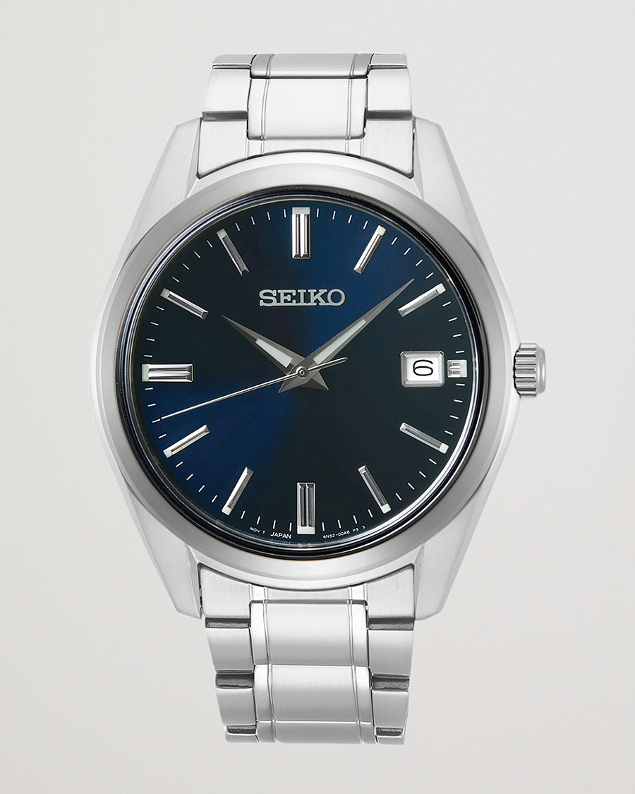 Seiko Sapphire 40mm Steel Blue Dial