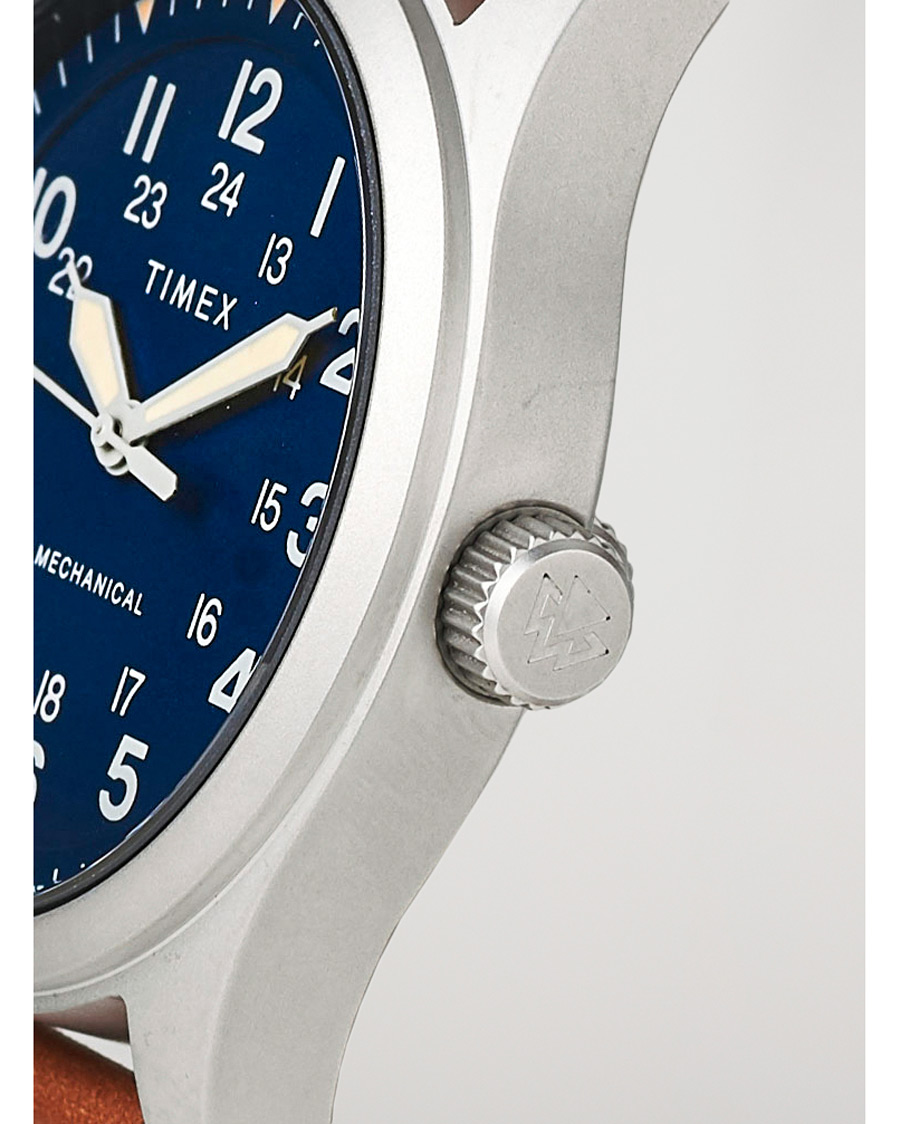 Timex Field Post Mechanical Watch 38mm Blue Dial bei Care of Carl