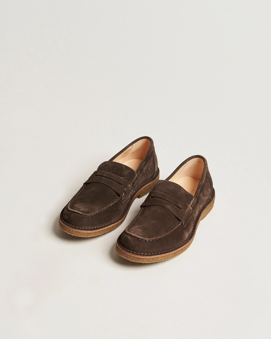 Herren | Schuhe | Astorflex | Mokaflex Loafers Dark Brown Suede