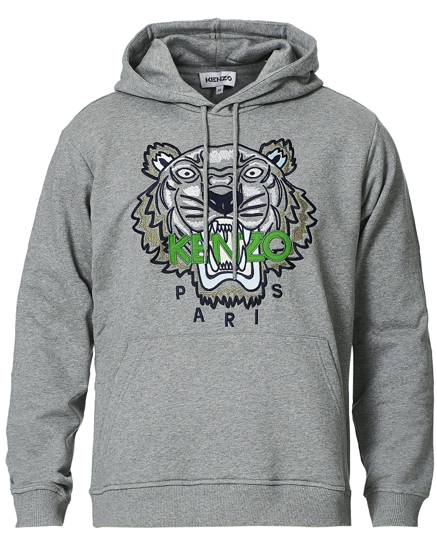 KENZO Tiger Hoodie Dove Grey