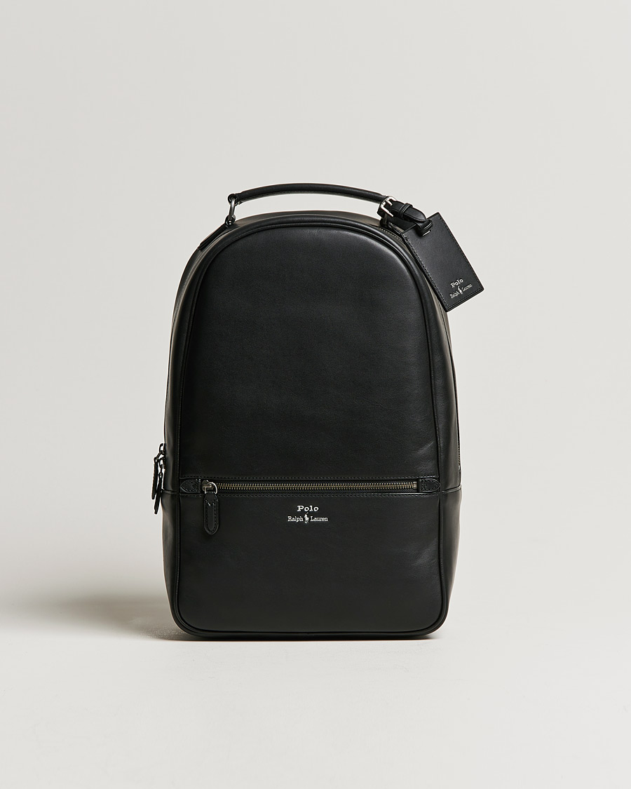 Leather rucksack on sale