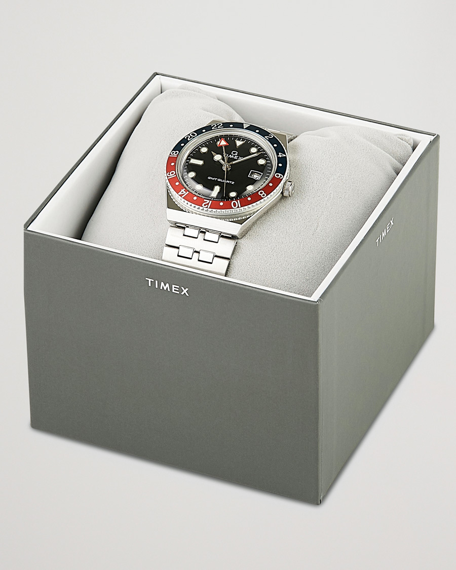 Timex Q Diver GMT 38mm Navy/Red bei Care of Carl