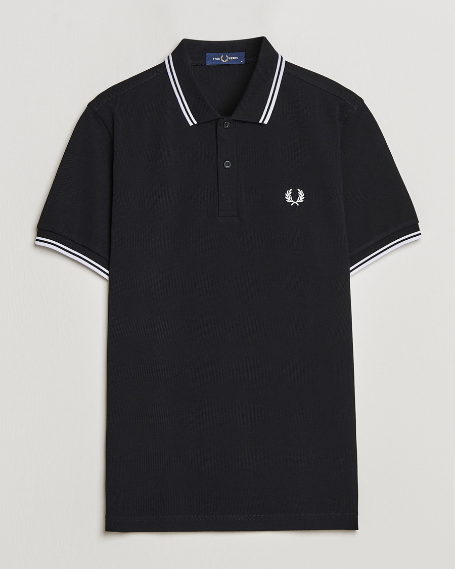 Fred Perry Twin Tipped Polo Shirt Black