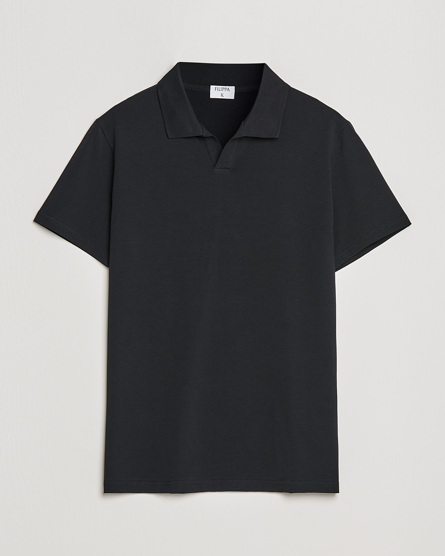 Black polo tee on sale