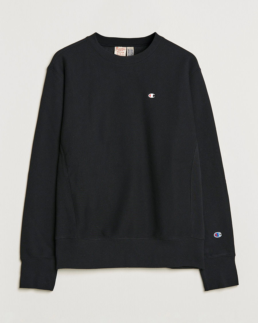 Champion Reverse Weave Soft Fleece Sweatshirt Black bei Care of Carl