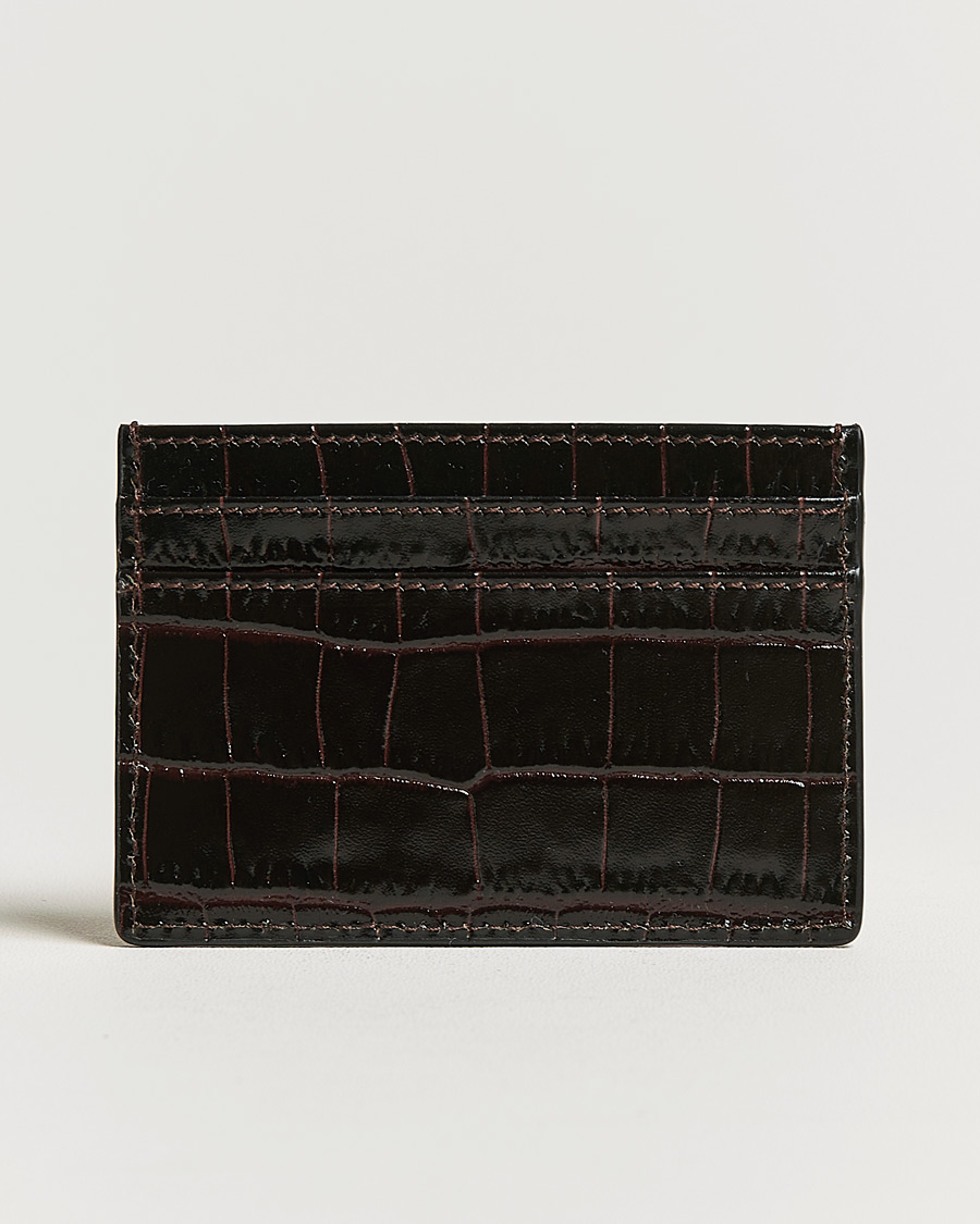 Herren |  | Smythson | Mara Flat Cardholder Dark Brown