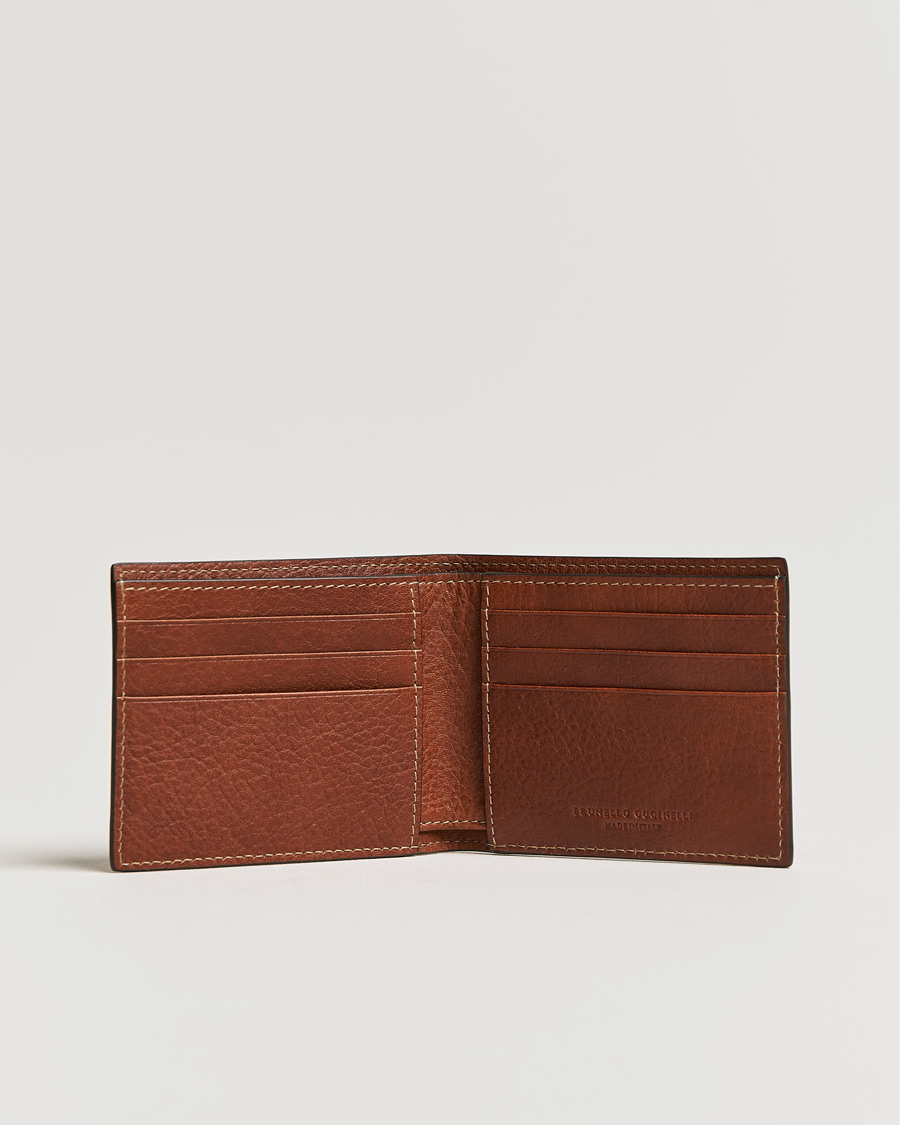 Herren |  | Brunello Cucinelli | Grain Leather Wallet Cognac