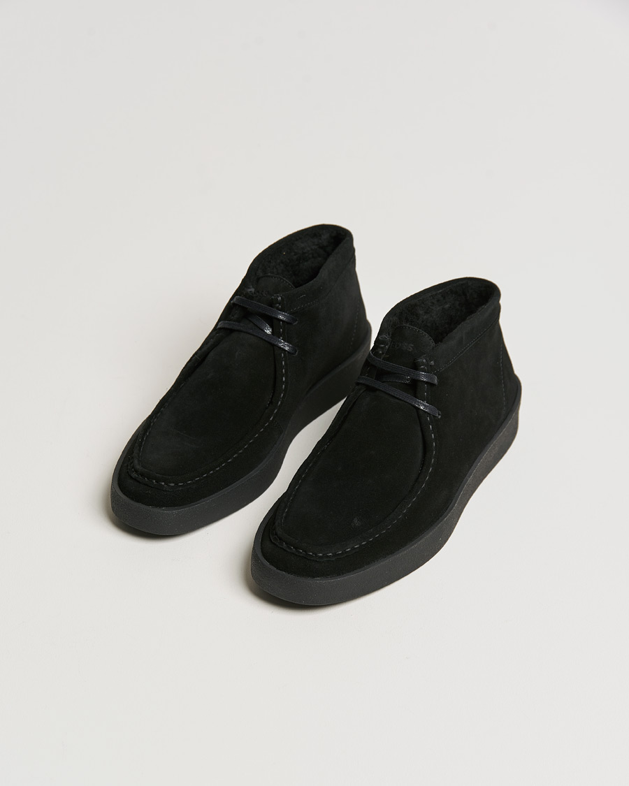 BOSS Clay Suede Chukka Sneaker Boot Black bei Care of Carl