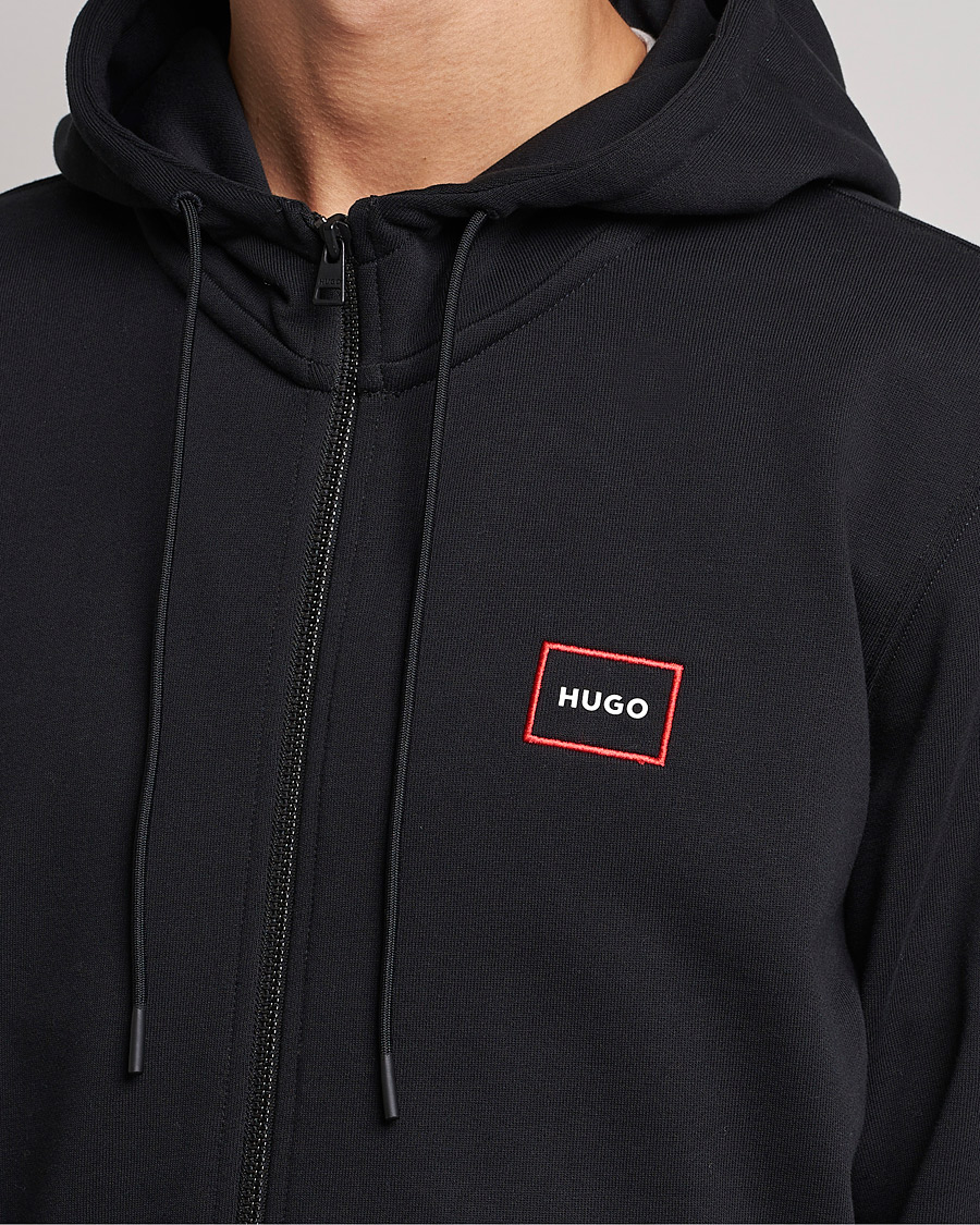 Hugo boss clearance zip hoodie black