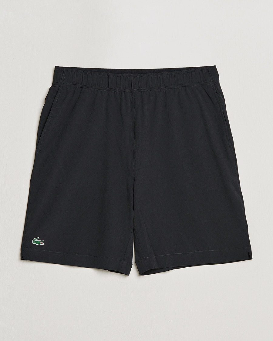 Lacoste swim clearance shorts black