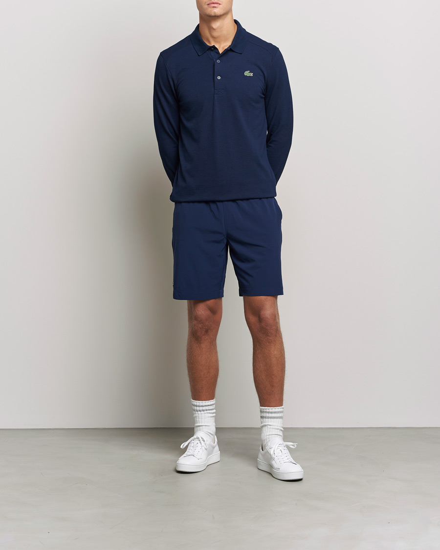 Lacoste hot sale shorts navy