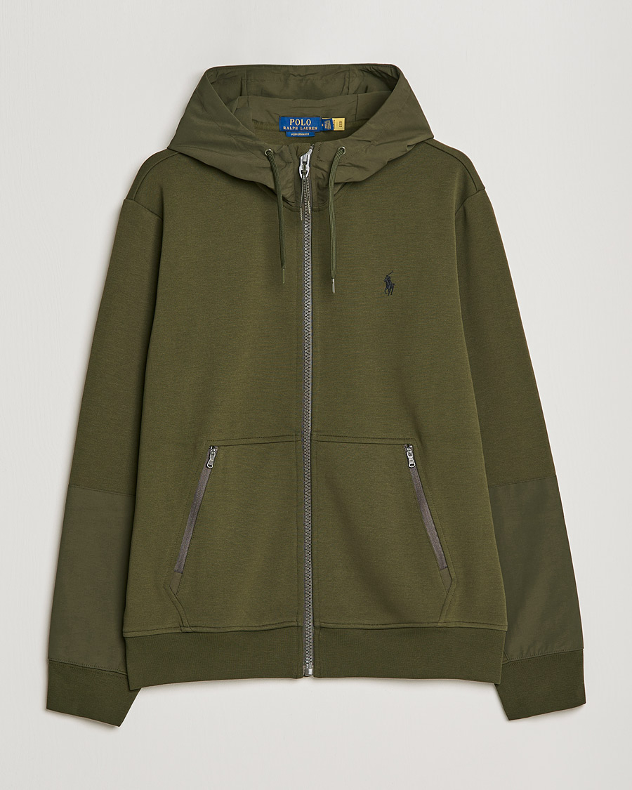 Army green zip up hoodie online