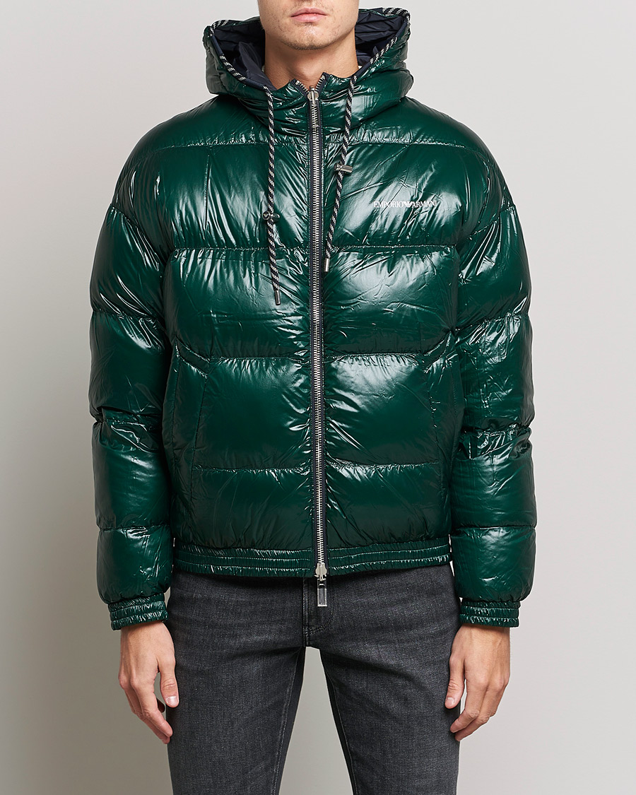 Down jacket armani best sale