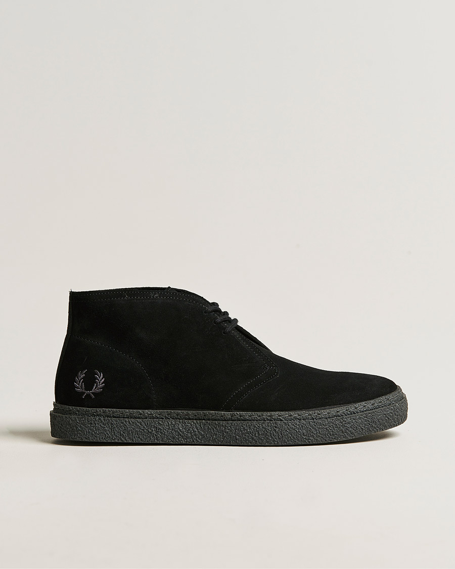 Fred Perry Hawley Suede Chukka Boot Black