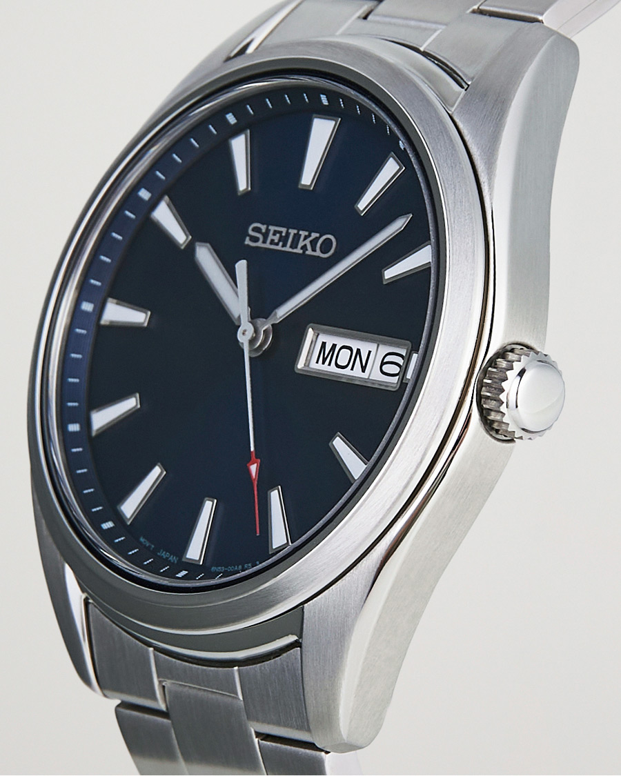 Seiko Classic Day Date 40mm Steel Blue Dial bei Care of Carl