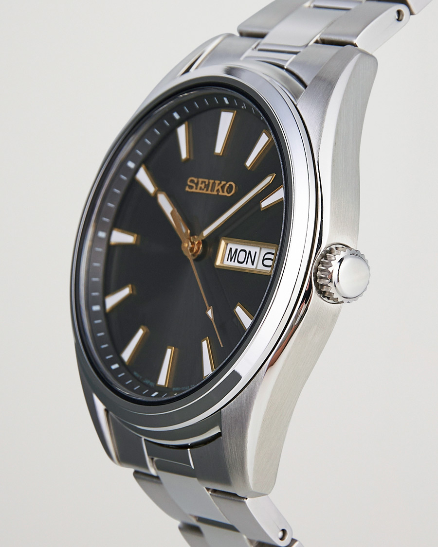 Seiko Classic Day Date 40mm Steel Grey Dial