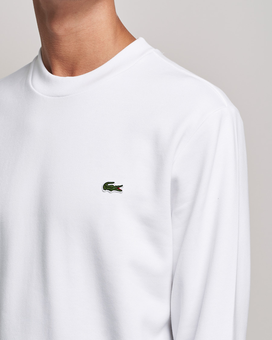 White discount lacoste sweater