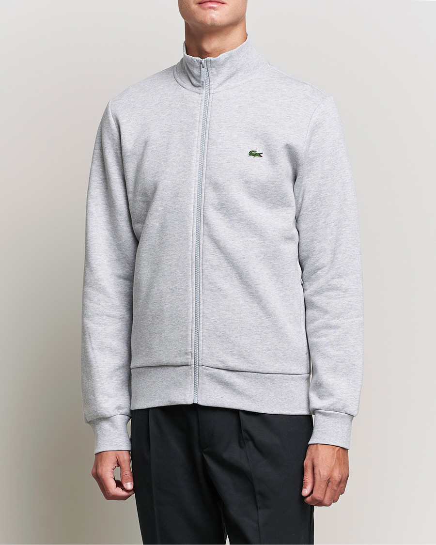 Lacoste zip up on sale sweatshirt