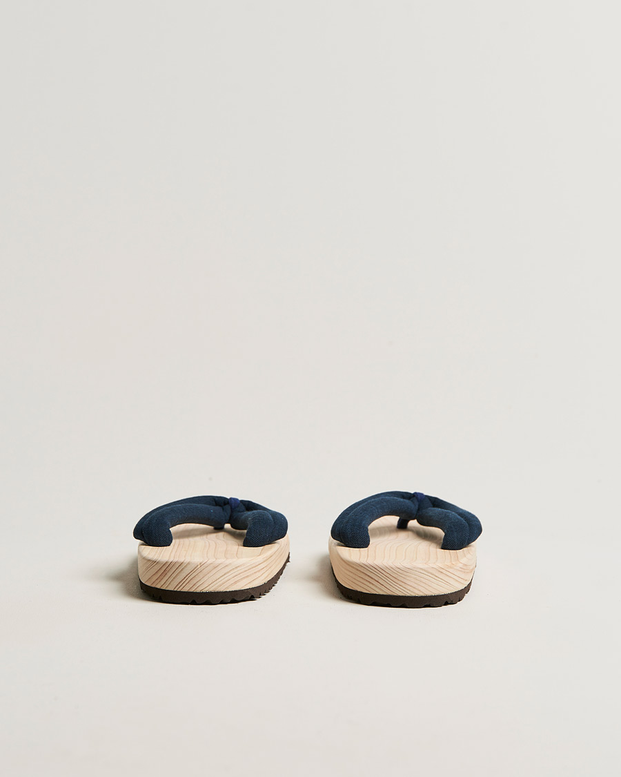 Beams Japan Wooden Geta Sandals Navy bei Care of Carl