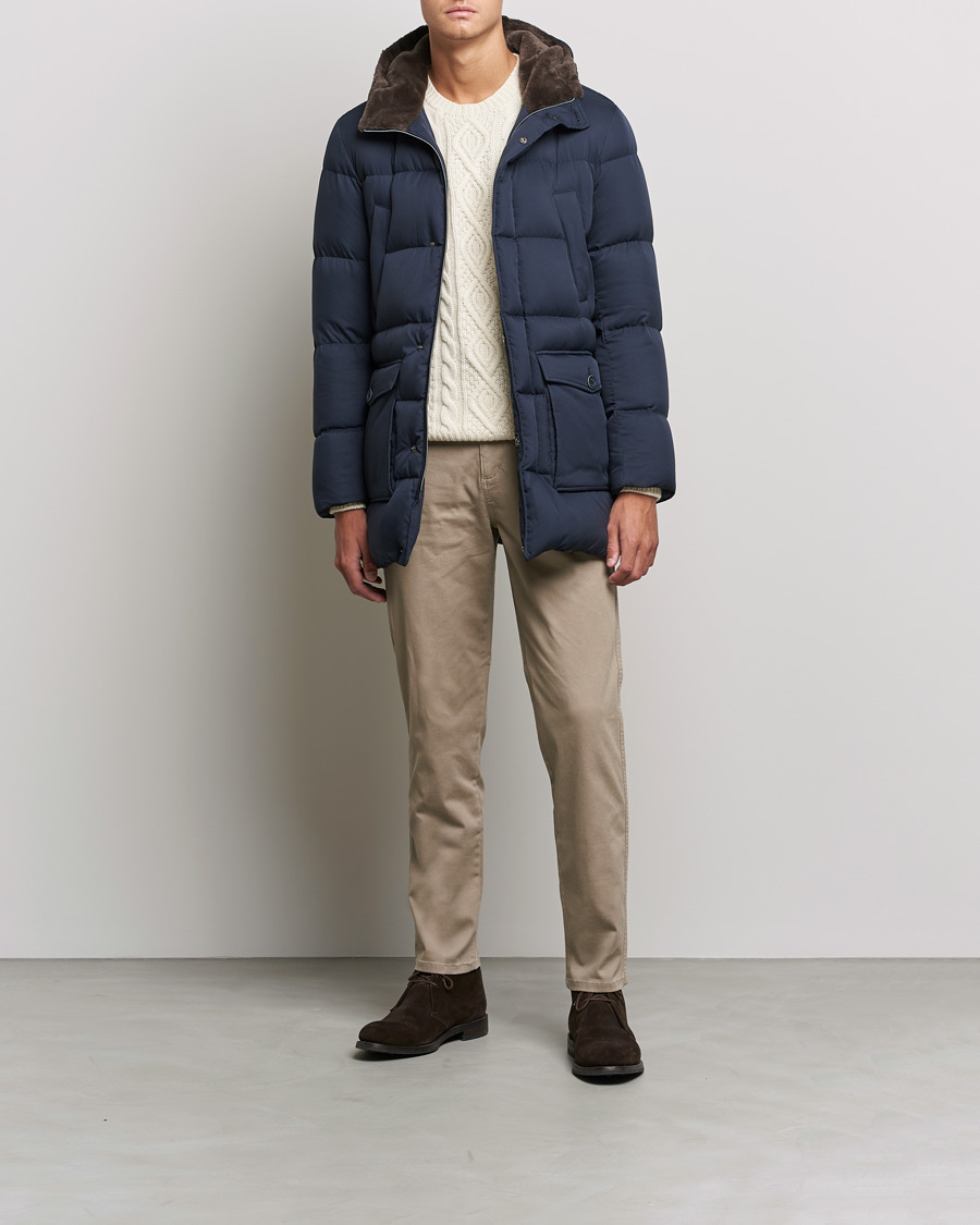 herno flannel down jacket