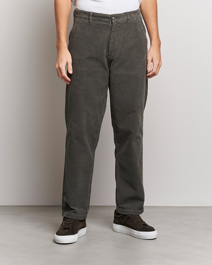 Herren | Cordhosen | A Day\'s March | Redwood Corduroy Trousers Olive