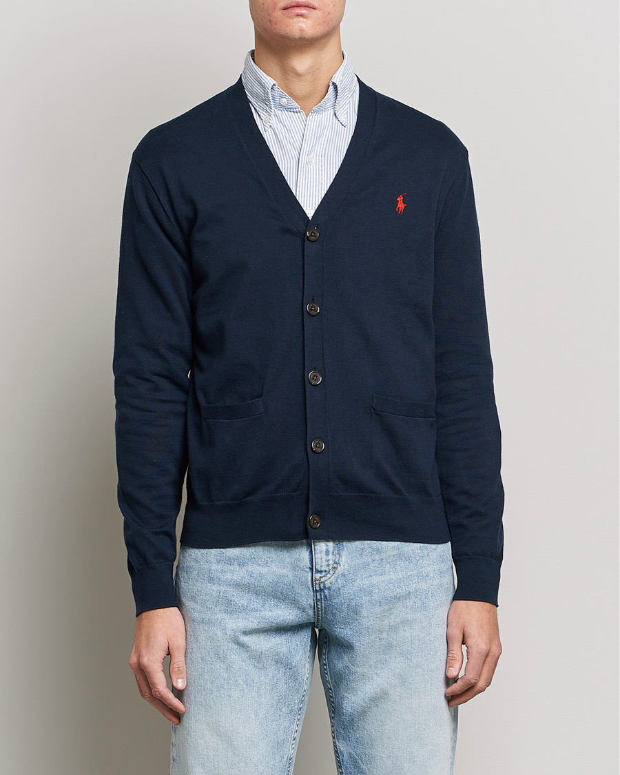 Herren | Only Polo | Polo Ralph Lauren | Cotton Cardigan Hunter Navy