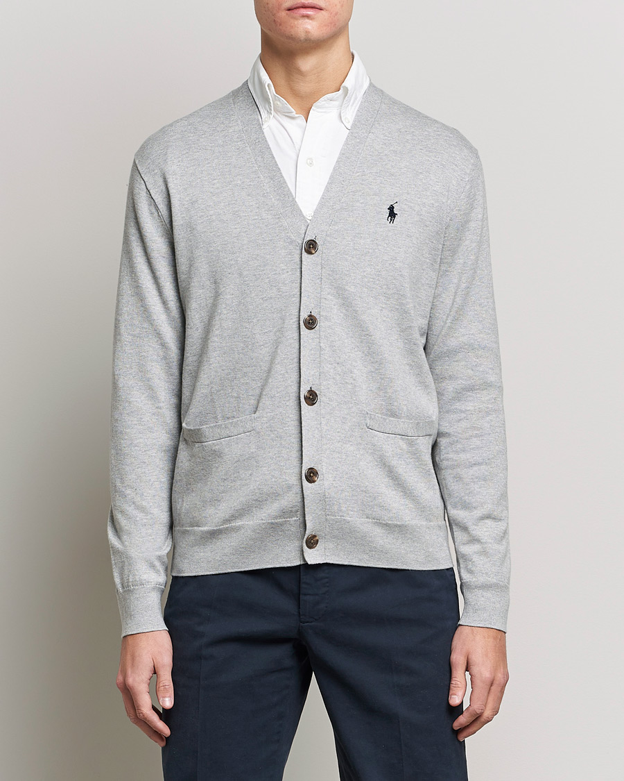 Herren | Strickjacke | Polo Ralph Lauren | Cotton Cardigan Andover Heather