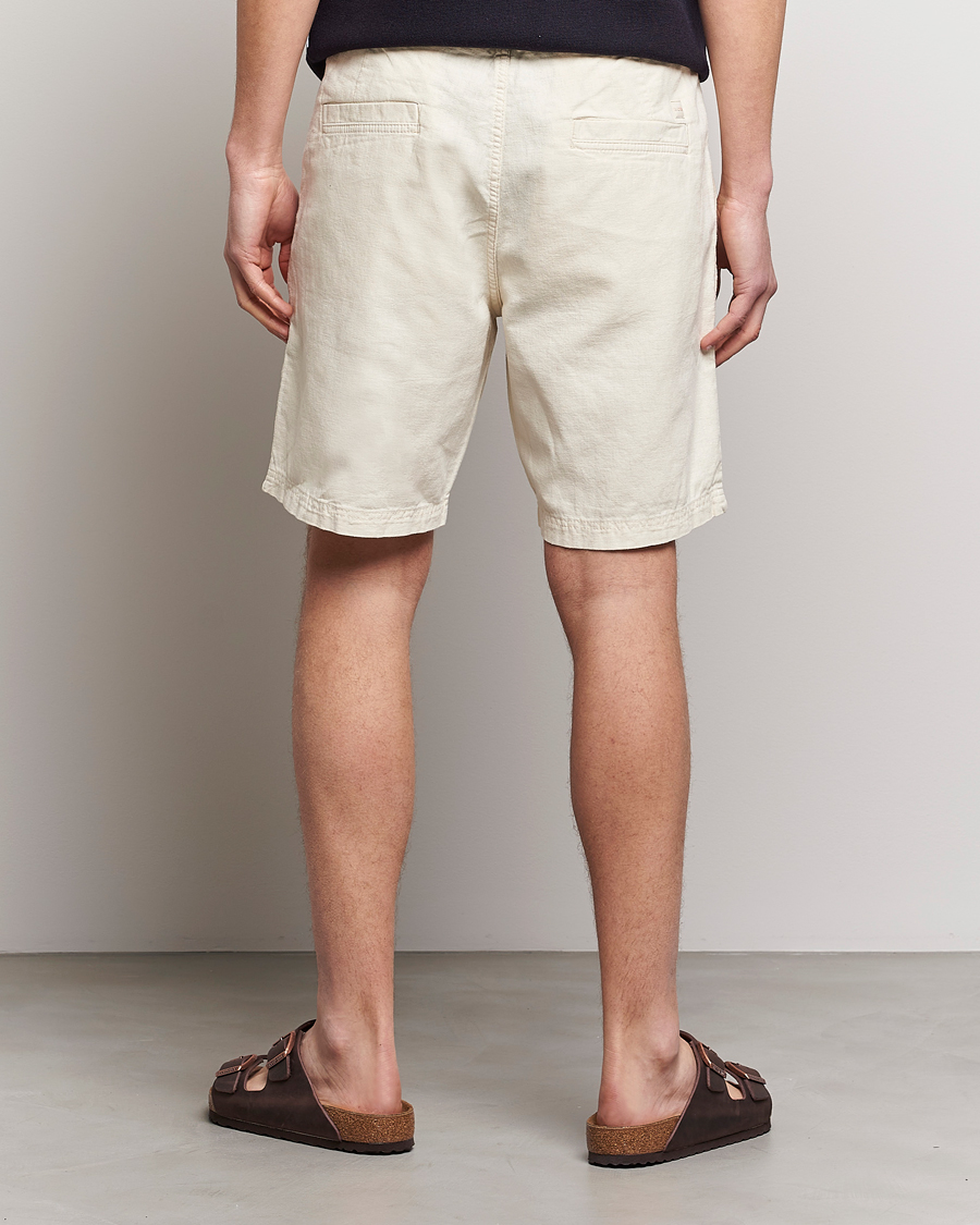 Mens linen deals drawstring shorts