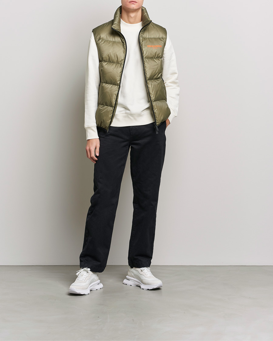 Dsquared2 Down Puffer Vest Military Green