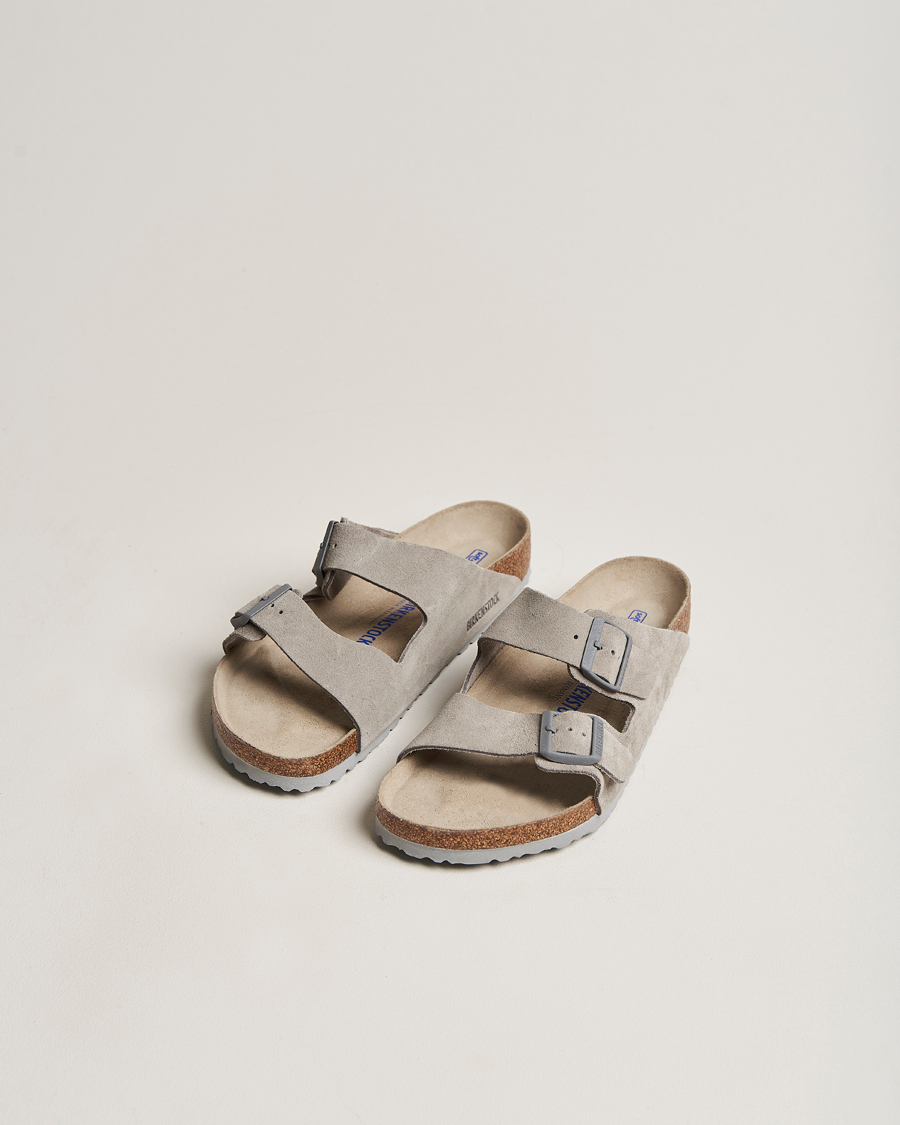 BIRKENSTOCK Arizona Soft Footbed Stone Coin Suede