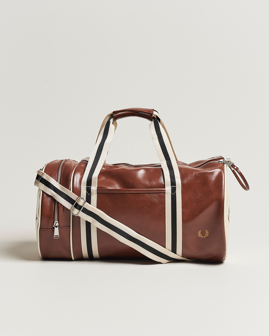 Fred Perry Classic Barrel Bag Tan bei Care of Carl