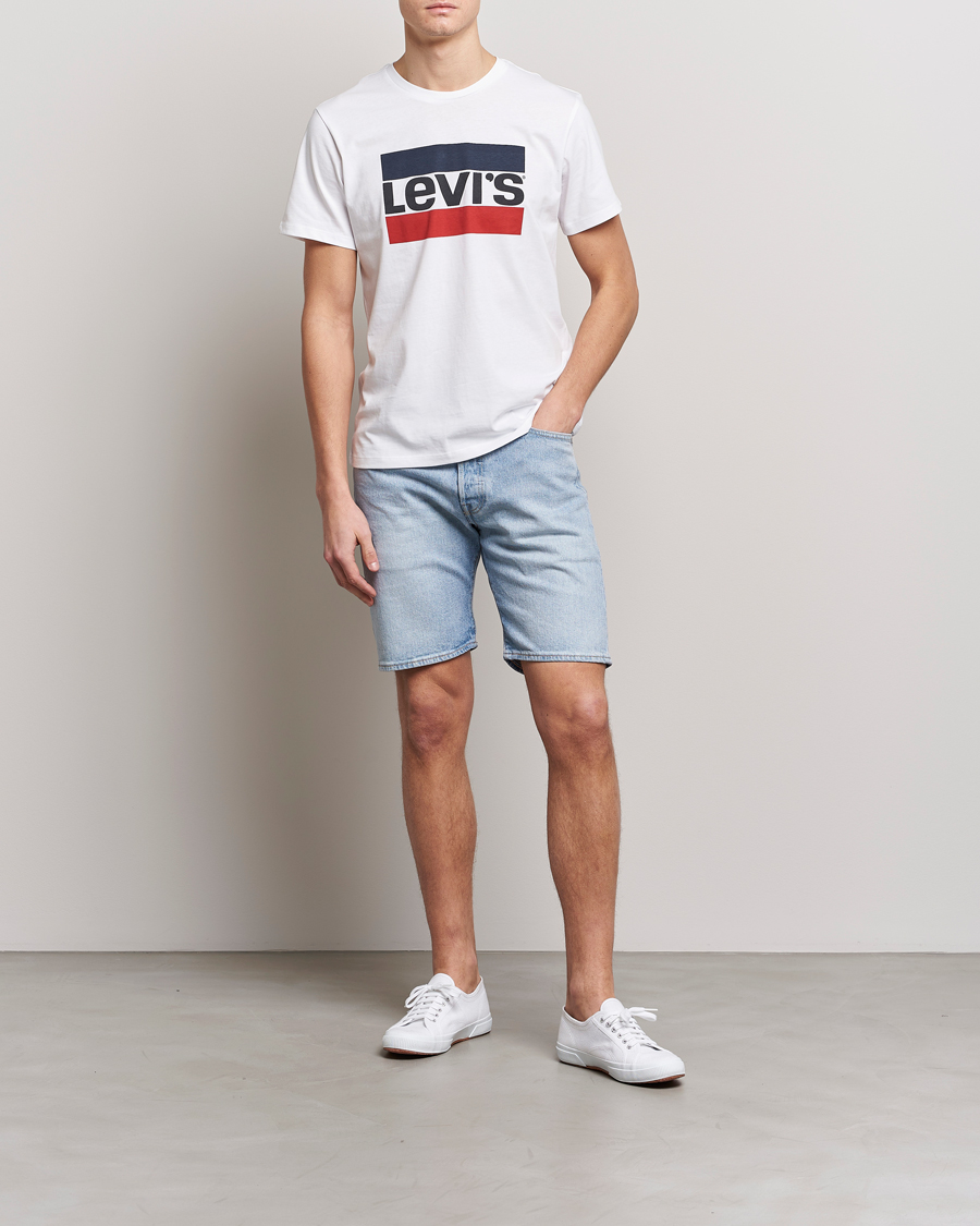 Mens levis 501 2025 denim shorts