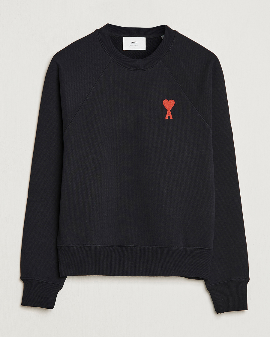 AMI Big Heart Sweatshirt Black