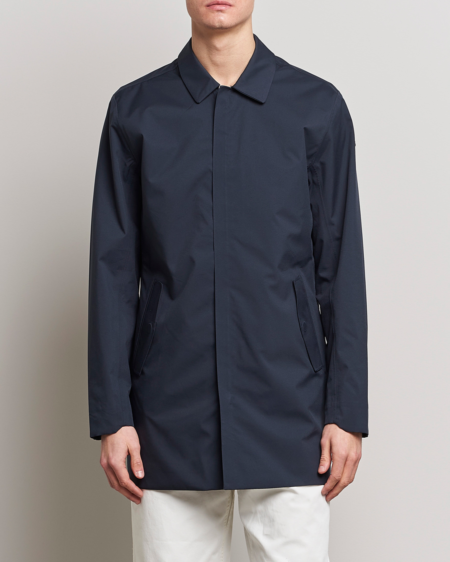 Herren |  | Scandinavian Edition | Key Waterproof Coat Midnight Blue