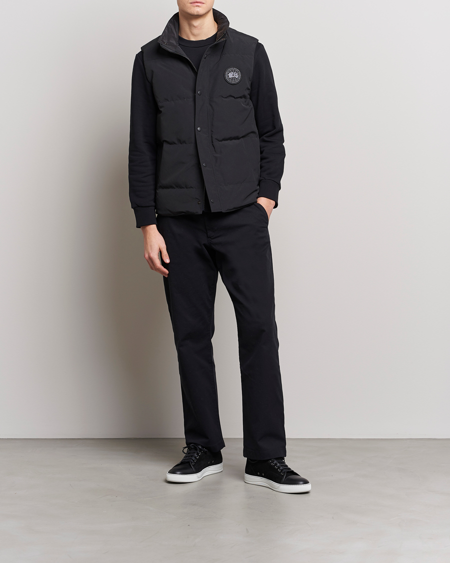 Black label canada goose vest online