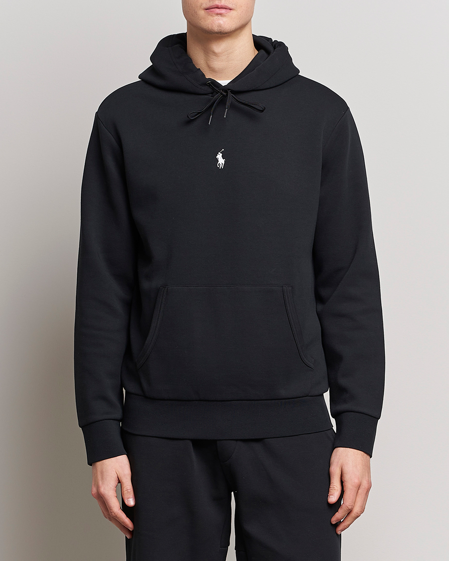 Polo Ralph Lauren Double Knit Center Logo Hoodie Black bei Care of Carl