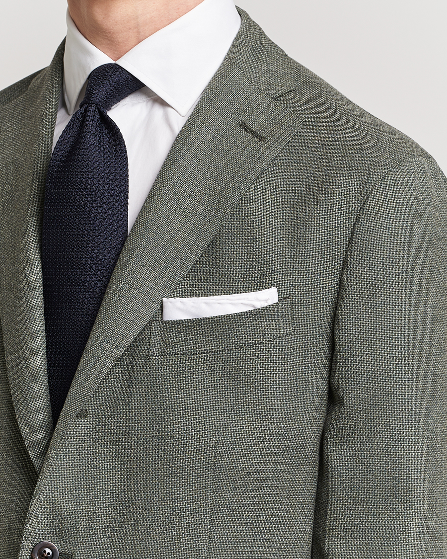 Herren | Accessoires | Eton | Signature Twill Pocket Square White