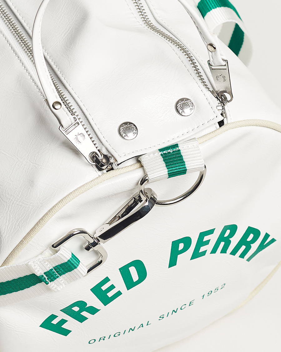 Fred perry barrel bag white sale