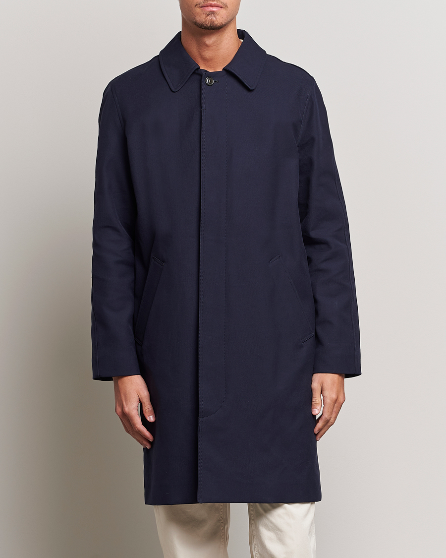 A.P.C. Wool Mac Coat Navy