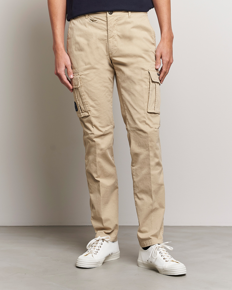 Aeronautica Militare Cotton Cargo Pants Sand bei Care of Carl