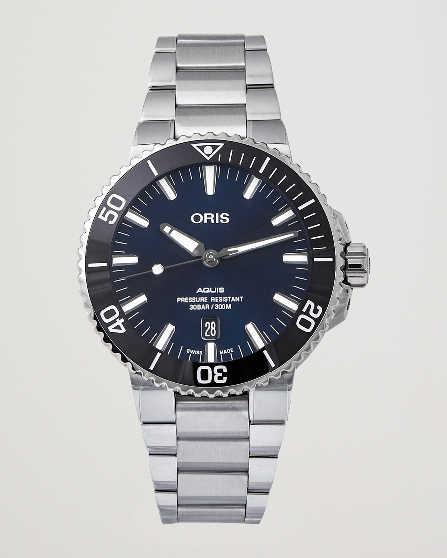 Oris Aquis Date 43 5mm Blue bei Care of Carl