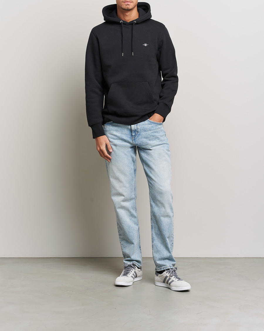 Black gant hoodie online