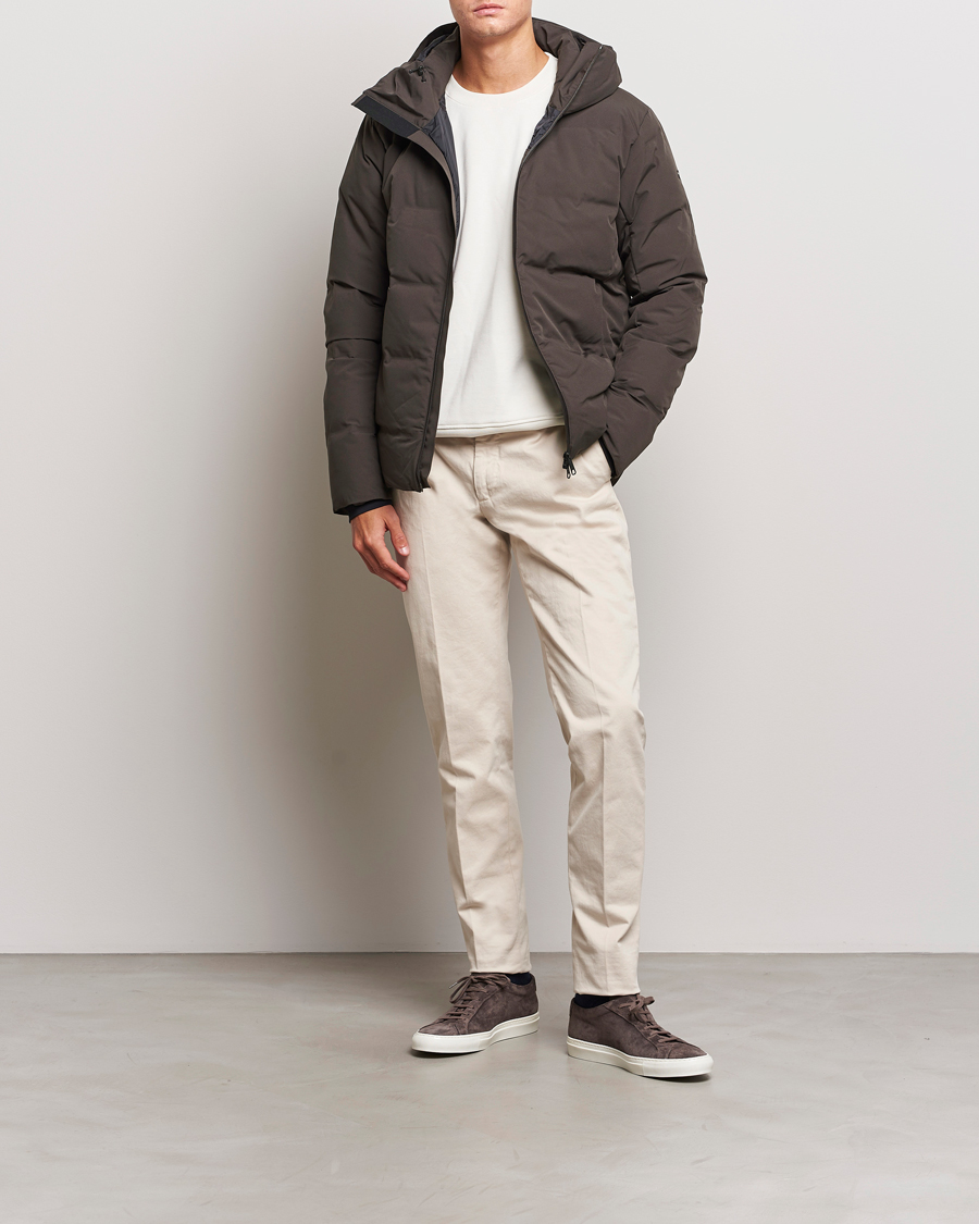 Scandinavian Edition Torrent Hooded Puffer Jacket After Dark Bei.