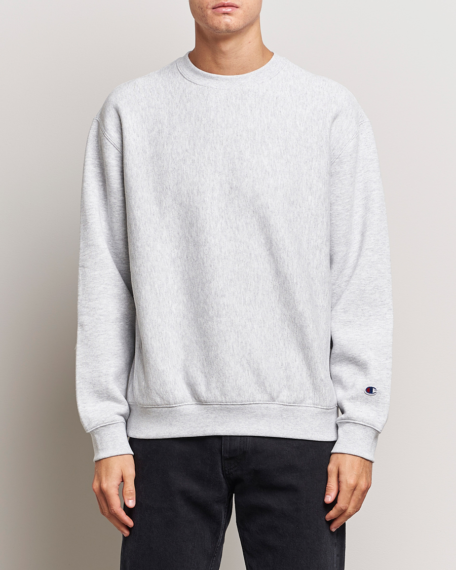 Champion Reverse Weave Soft Fleece Sweatshirt Grey Melange bei Care of Carl