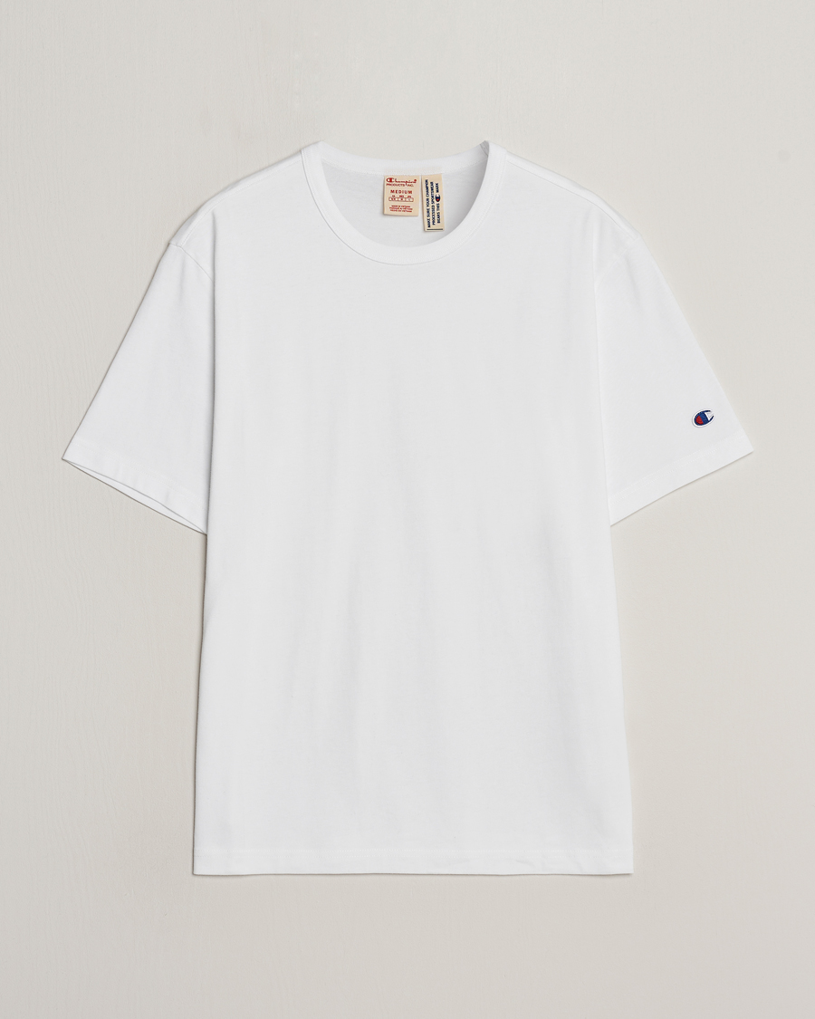 Champion Jersey Crew Neck T shirt White bei Care of Carl