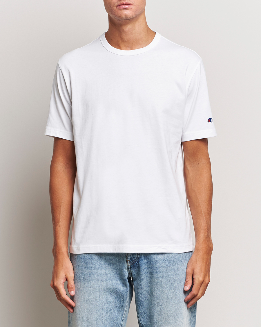 Champion Jersey Crew Neck T shirt White