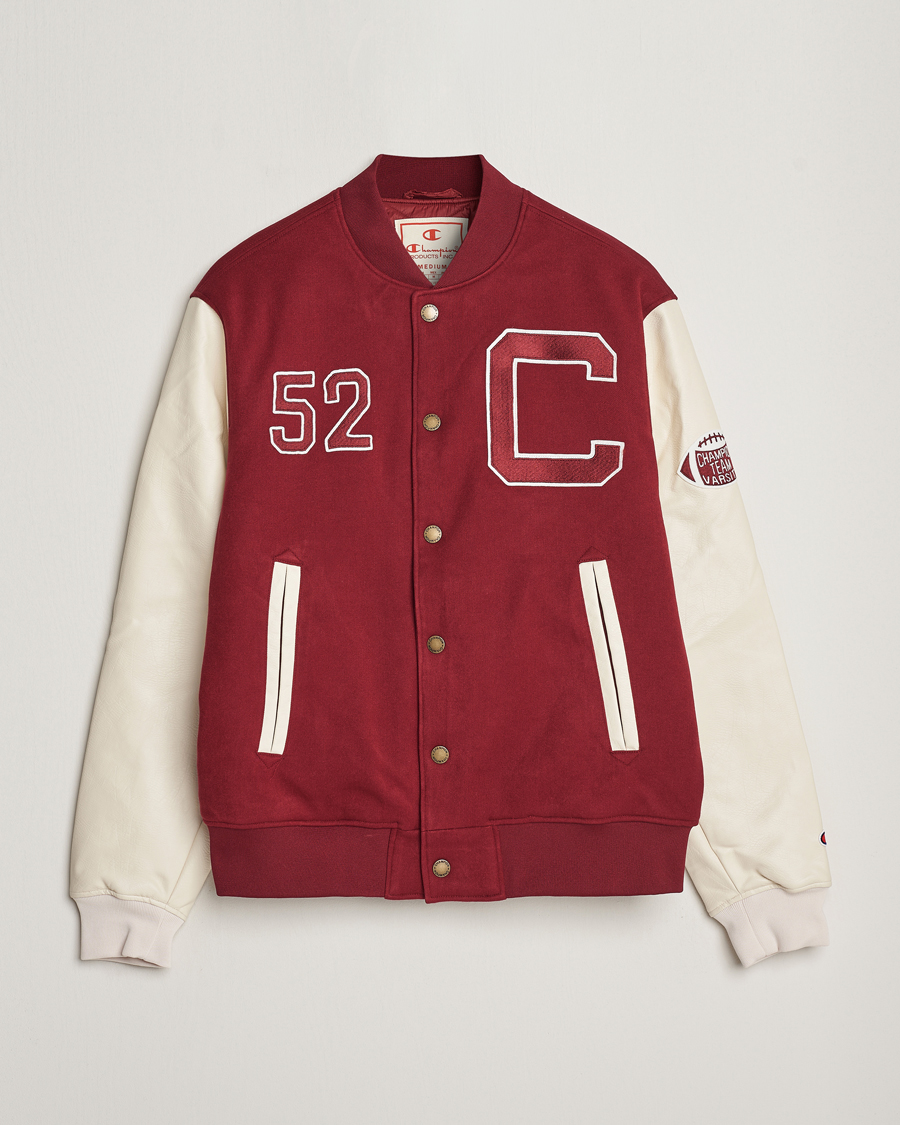 Champion Archive Varsity Bomber Jacket Cabernet