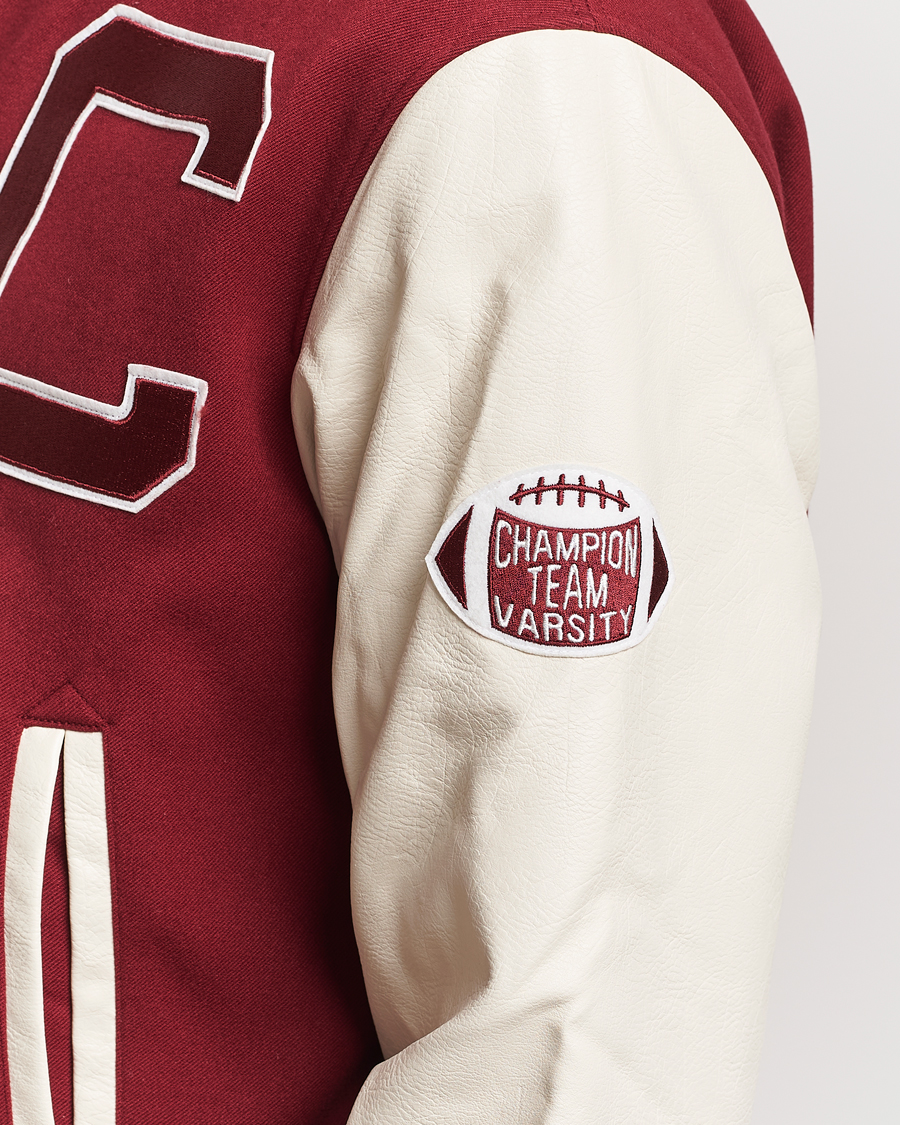 Champion Archive Varsity Bomber Jacket Cabernet